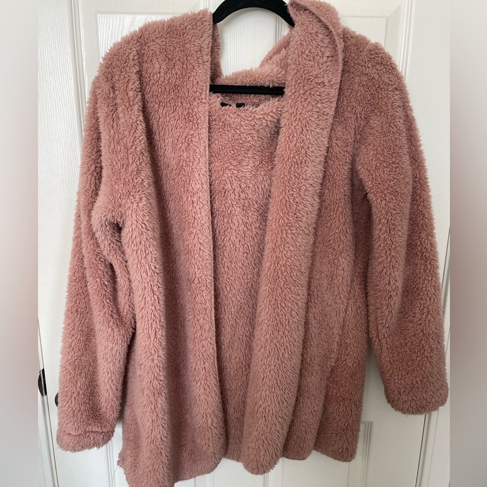 Big Pink Fluffy Sweater